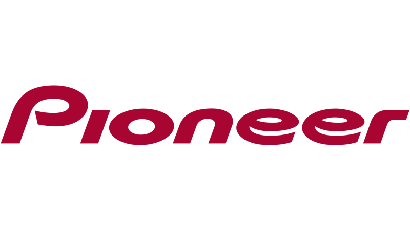 Pioneer Sticker 180x30 mm Red