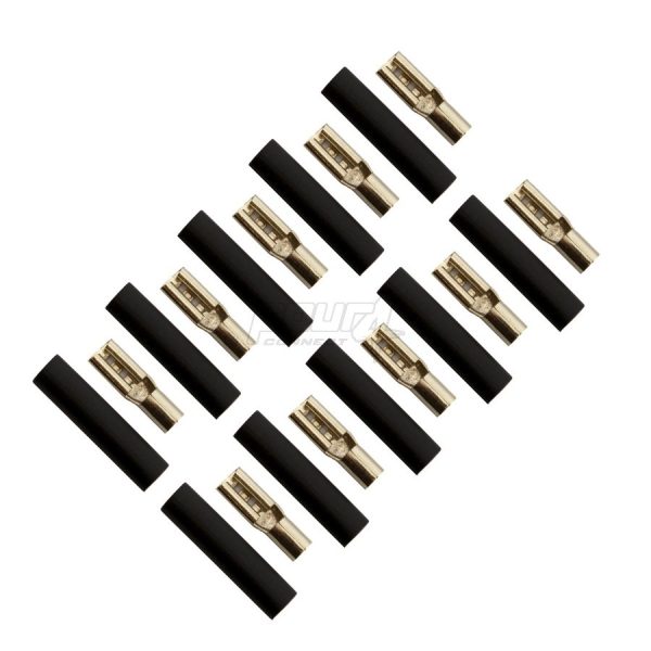 FOUR Connect 4-690732 lattaliitin 2.5mm2, 2.8mm, musta, 10kpl