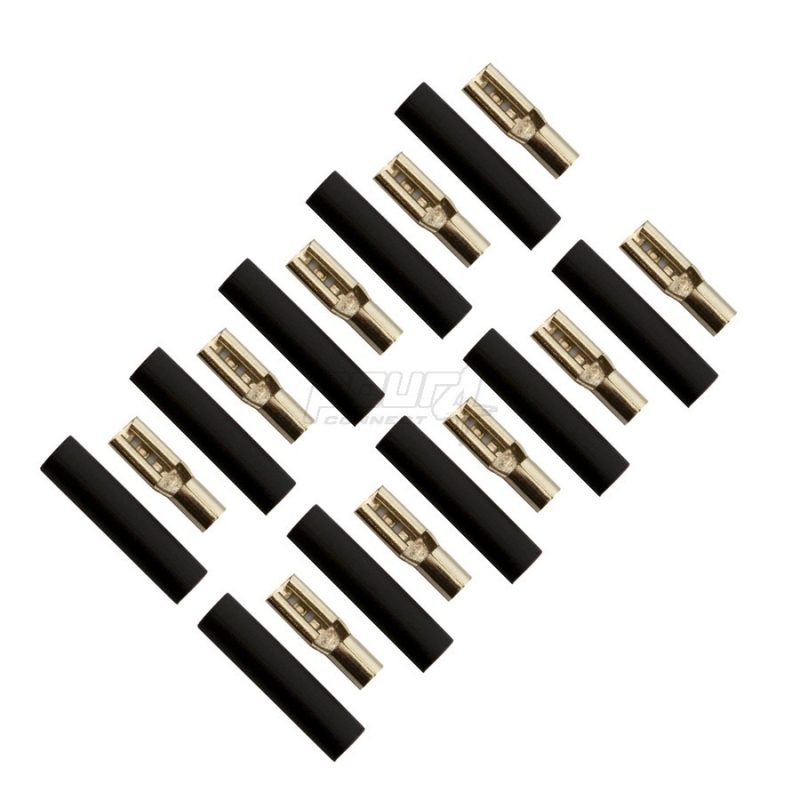 FOUR Connect 4-690732 lattaliitin 2.5mm2, 2.8mm, musta, 10kpl