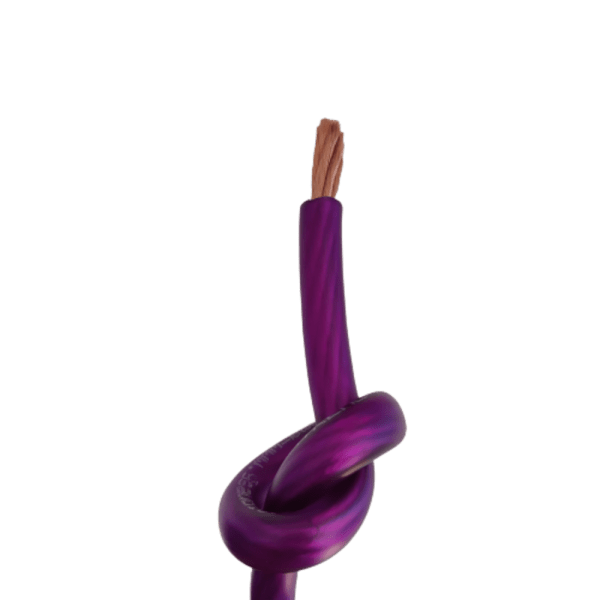 CCA cable 1*80 sq. mm (ext 18.5mm) with ultraflexible purple sheathing