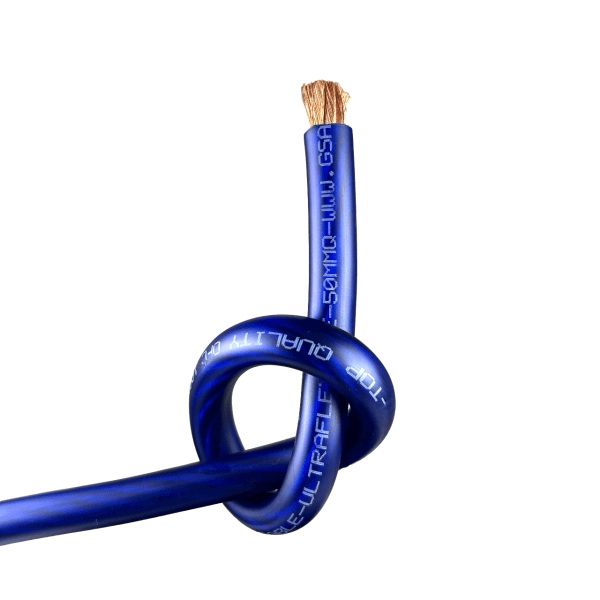 OFC cable - 1*35mmq 100% Copper (ext 13mm) - blue sheath