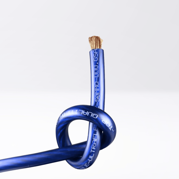 OFC Cable 100% Copper 1x35mm² (ext 13mm Ø) Flexible| Blue Sheath (per meter)