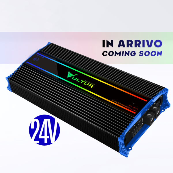 ARRIVAL 2026 | VULTUR 24VOLT Full-Range 2*2000WRMS @1 Ohm Amplifier - GS Audio